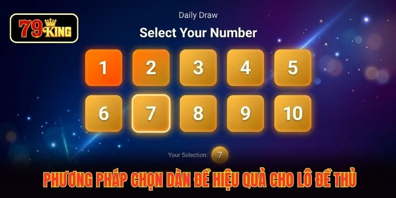 Phương pháp chọn dàn đề hiệu quả cho lô đề thủ